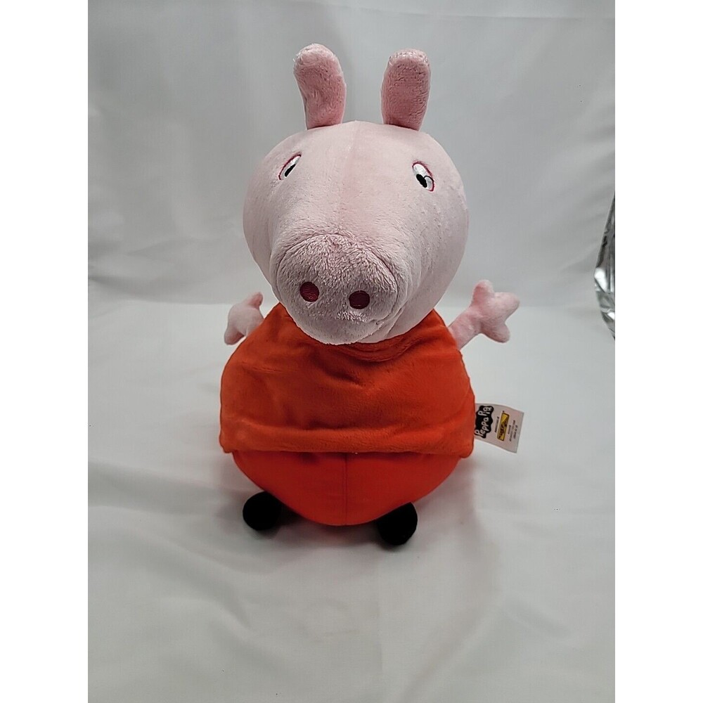 Peppa Pig By Alligator With Hidden Zip Up Department Plush Stuffed Animal 13"